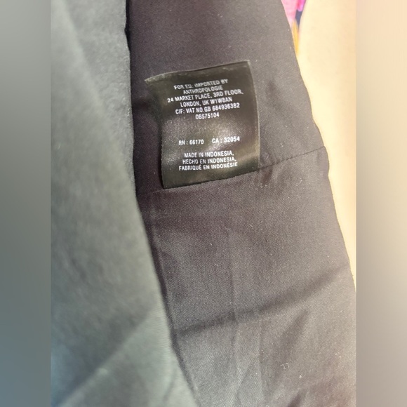 Anthropologie Maeve Elia Tropical Floral Open Shoulder Flutter Sleeve Dr… - Picture 6 of 11